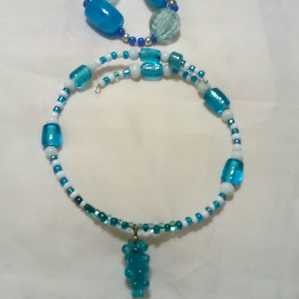 Beaded handmade choker